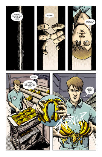 Banana Spiders Lettering