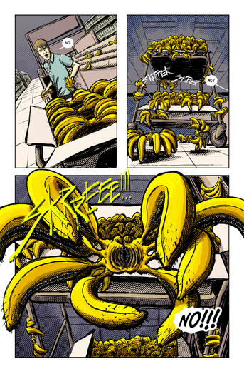 Banana Spiders Lettering